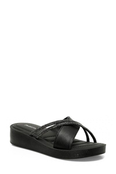Polaris 407006 .Z5Fx Black Women's Slippers 101985798