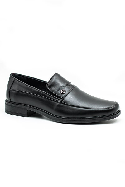 Levarno Nersun Genuine Leather Black Casual Dad Men's Classic Shoes