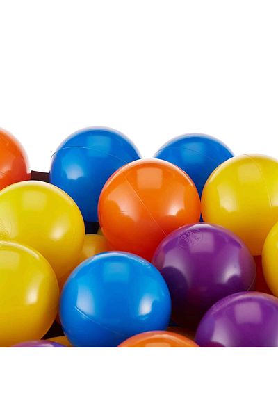 Intex مجموعة كرات ممتعة خفيفة الوزن مملوءة بالهواء من 100 قطعة، مقاس 8 سم