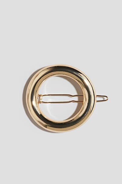 New Obsessions Bold Round Metal Clip Buckle