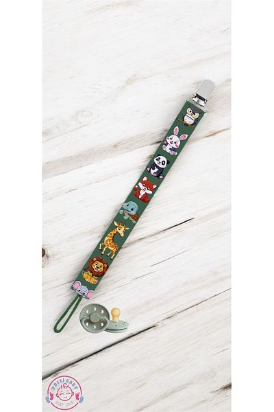 poffibaby Animal Patterned Baby Pacifier Strap