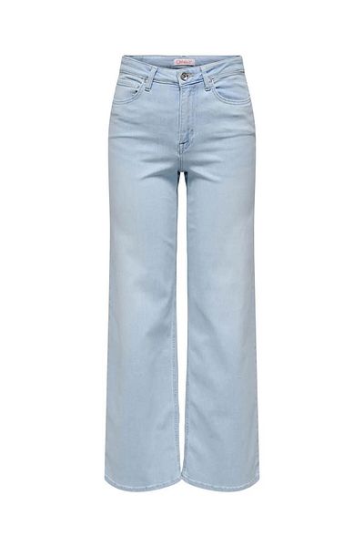 ONLY Onlmadison Blush Hw Wide Dnm Cro495 Noos Light Indigo Pantaloni de jeans pentru femei 15338289