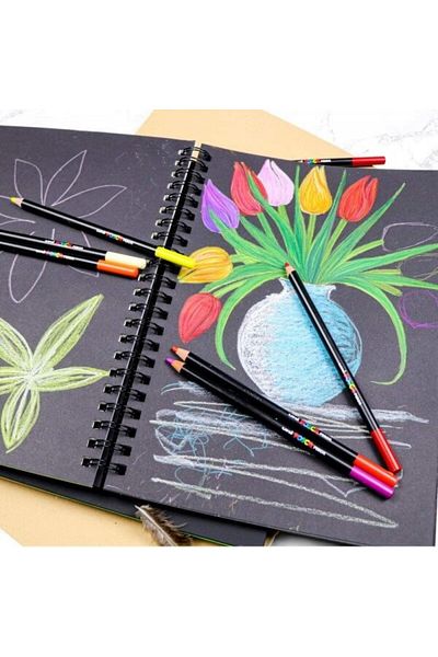 POSCA Set 36 Creioane Pastel Ulei Color In Cutie De Metal