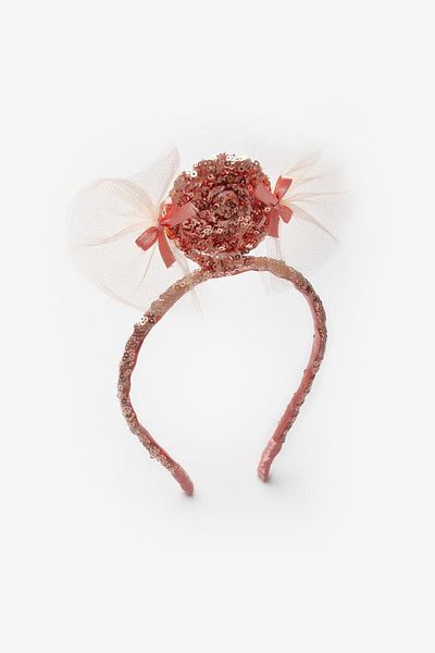 Le Mabelle Rose Sequin Candy Figured Girl's Crown