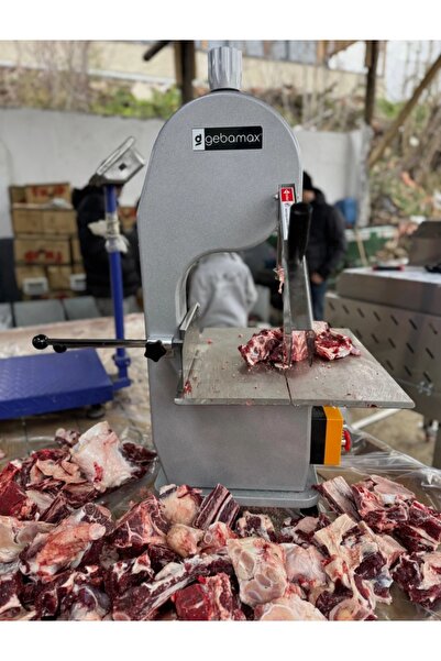 GEBAMAX Et Kemik Kesme Şerit Testere Bıçkı Paslanmaz 1500 watt 2 hp