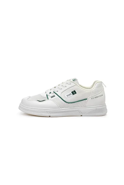 U.S. GOLF CLUB US Golf Club Men's Sneakers White-Green Sneakers | Casual