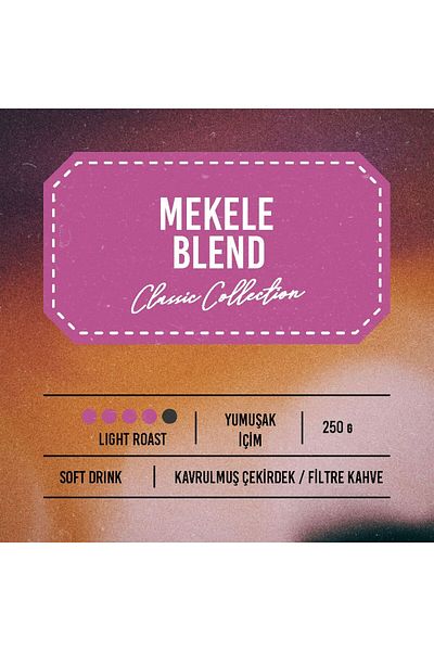 Addis Ababa Coffee Mekele Blend Coffee - 250 Gr.X 4 Advantageous Package (1000 Gr.)
