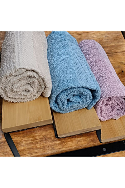 NuBuTu Бавовняний 3-комплект рушників для рук та обличчя, кольорові рушники для рук та обличчя 50 x 70