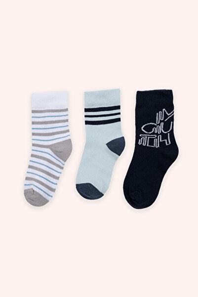 Panço Erkek Çocuk 3'lü Soket Çorap
