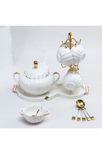 Bien Servi 6-Piece Elegant Design High Quality Soup Tureen Set