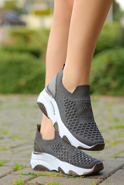 kajal ayakkabı DNR 203 Πλεκτά Πλεκτά Περίσταση Παπούτσια με Λεπτομέρεια