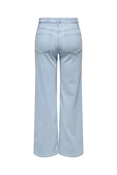 ONLY Onlmadison Blush Hw Wide Dnm Cro495 Noos Light Indigo Pantaloni de jeans pentru femei 15338289
