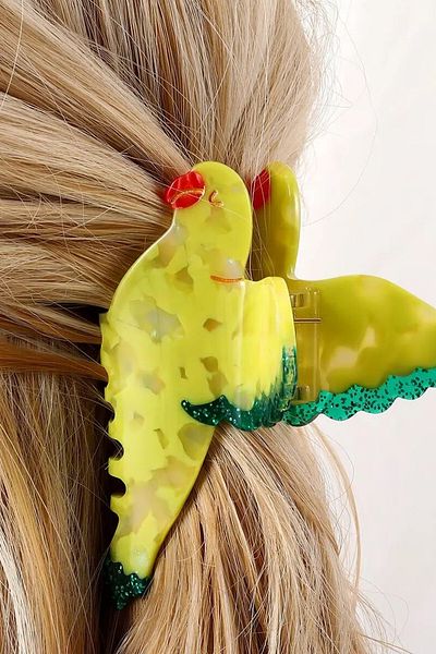New Obsessions Πόρπη με κοκάλινο μανταλάκι Budgie Luxury