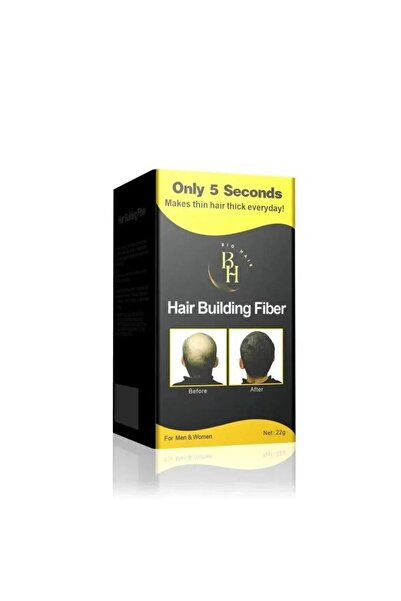 B H BIO HAIR بودره لإخفاء فراغات الشعر لون اسود 22 غرام