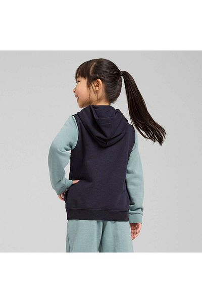 Puma Mikina s kapucňou Puma Sandy Adventures, celorozopínací Tr Ps, modrá, detská