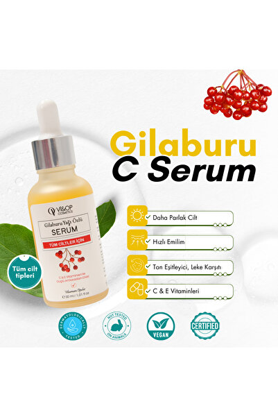 Vİ OP KOZMETİK Vi&Op Cosmetics Gilaburu Yağı Özlü Gözaltı Morluk Giderici, Le...