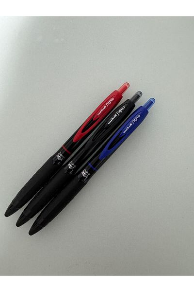 UNİ-BALL Uni-Ball Roller Pen Signo 307 0.7 mm Blue, Black, Red 3 Colors