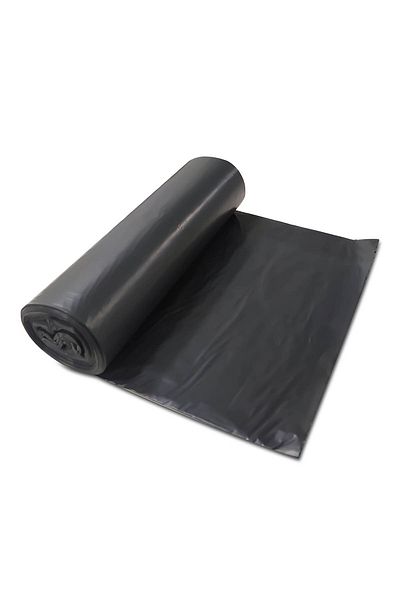 MOYPAK 10 Rolls 100 Pieces 75X90 Large Size Garbage Bags Durable Unprinted Black Garbage Bag