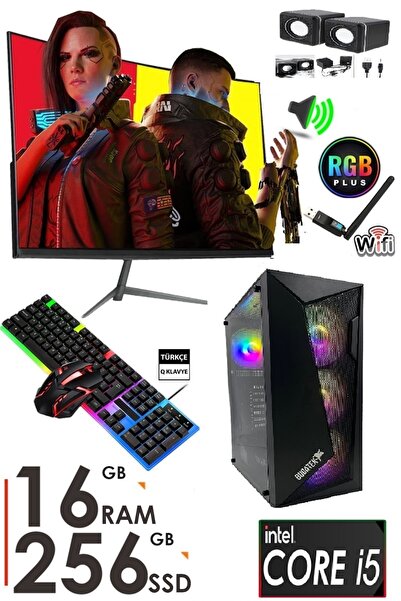 Life Teknoloji Z1 i5 2400  16GB RAM 256GB SSD 19 inç FHD Monitör Masaüstü Bil...