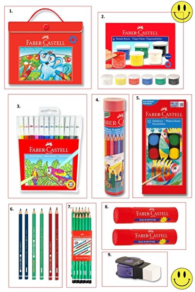 Faber Castell Kırtasiye Okul Hobi Seti (boyama Kitabı Hediyeli) Set 1