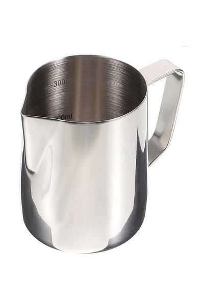 Generic Stainless Steel Milk Frothing Pitcher for Espresso and Latte Steam 350ml