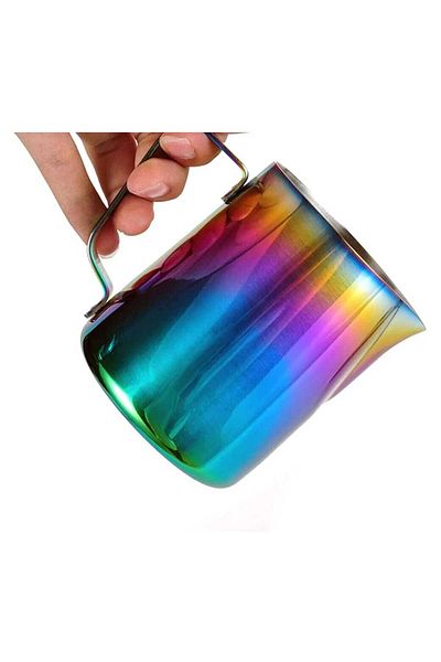 Generic Stainless Steel Milk Frothing Pitcher for Espresso and Steam Coffee 350ml