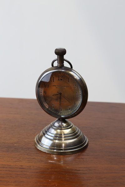 imsaconcept Ayaklı Masaüstü Pirinç Saat Küçük Boy