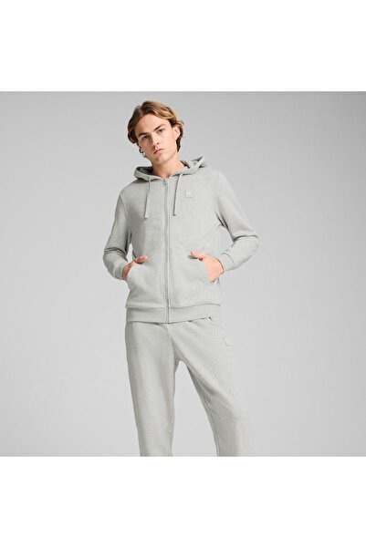 Puma Φόρμα Puma Hooded Sweat Suit Tr, Γκρι, Ανδρική