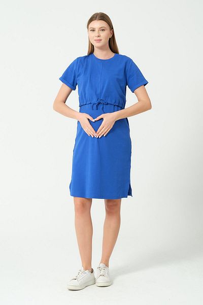BUSA Maternity Clothing with Mamulaşkan - Front Tie, Side Slits, Texture