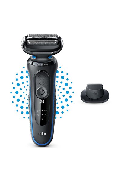 Braun Yeni Seri 5 B1200s Kablosuz Tıraş Makinesi, Autosense, Easyclean, Easyclick, Islak & Kuru