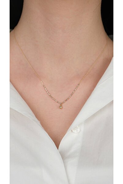 Arpaş 14 Ayar Altın İnce Toplu Kolye