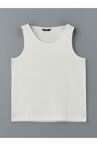 LC Waikiki Ανδρικό αμάνικο μπλουζάκι LCW Crew Neck