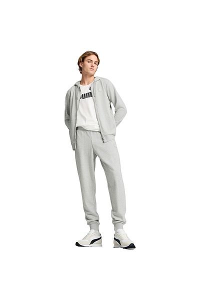 Puma Φόρμα Puma Hooded Sweat Suit Tr, Γκρι, Ανδρική