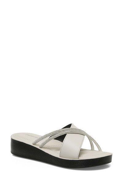Polaris Women's Comfort Slippers Cream Colored (Beige)