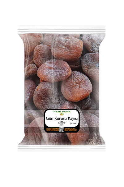 Zencefil Organik Gün Kurusu Kayısı Kurusu Jumbo 1 Kg. 1. Kalite Özel Kuru Kayısı Yumuşak Gün Kurusu Iri Boy