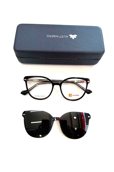 austinberg Austinberg 1275 C5 Polarized Clip-On Women's Sunglasses
