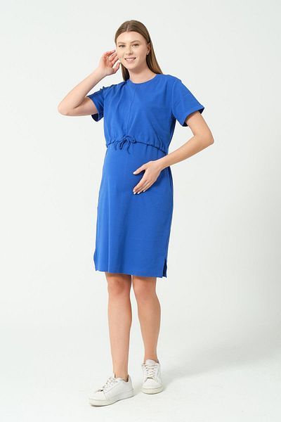 BUSA Maternity Clothing with Mamulaşkan - Front Tie, Side Slits, Texture
