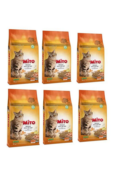 Mito Tavuklu 1 Kg X6 Yetişkin Kedi Maması Orjinal Paket