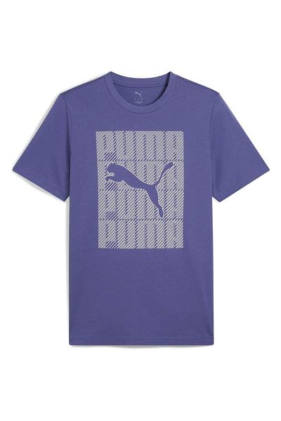 Puma Tričko Puma Graphics Texting Tee, Blue, Men