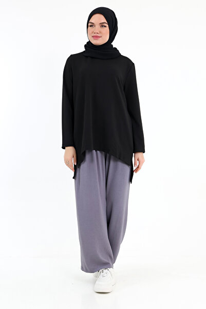 Berel Moda Сірі штани з гумкою на талії, зручний крій