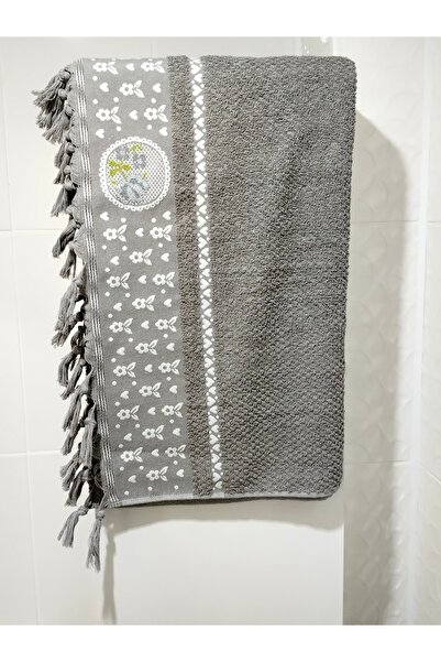 90x145 %100 Pamuklu Füme Banyo Havlusu Peştemal