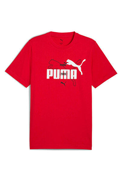 Puma T-shirt Puma Ess Logo Lab Summer Tee, Red, Men