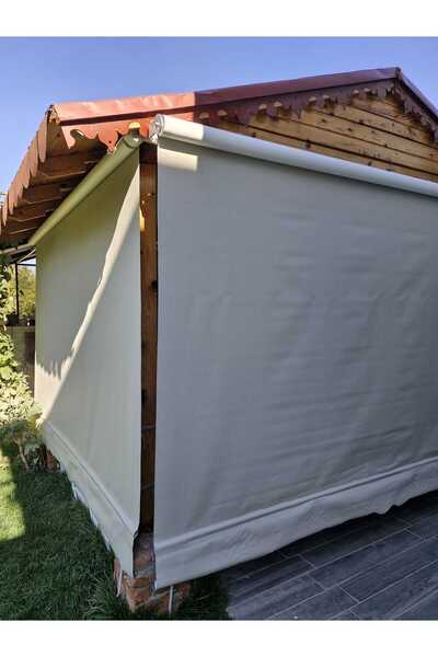 İklim 3mt x3mt rüzgara fırtınaya dayanıklı güneş geçirmez ısı geçirmez su geçirmez kumaş stor tente