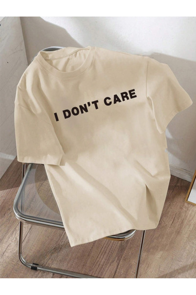 Revasser Unisex Bărbați/Femei I Don't Care Tricou colorat, personalizat, impr...