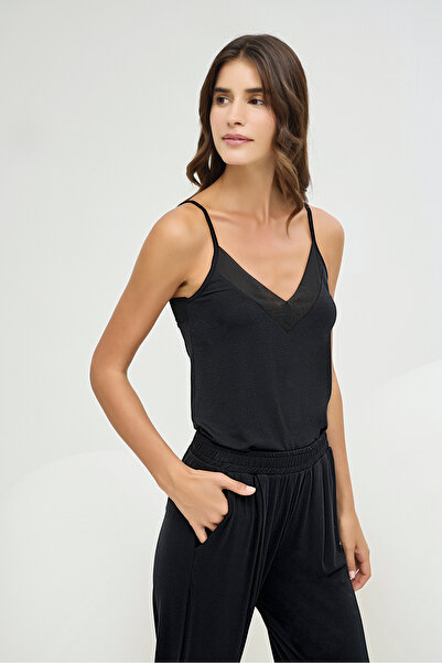 Sevim 16596 SET DE PIJAMALE CU BRETELE SUBTIRE PENTRU FEMEI