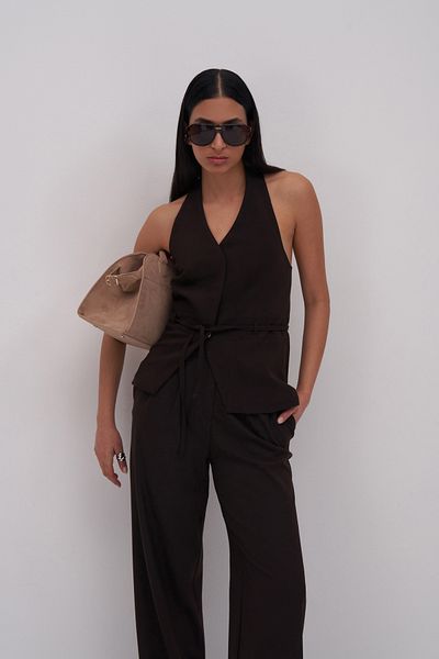 mathilda store Women's Bitter Brown Private Edition Valen Vest