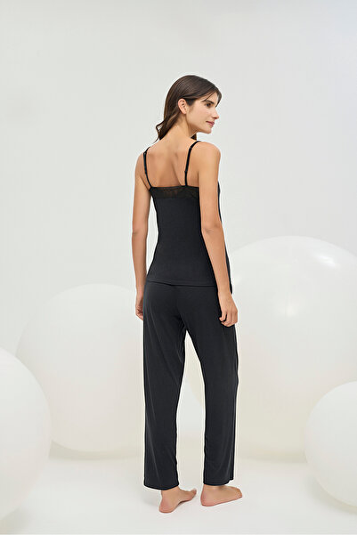 Sevim 16596 SET DE PIJAMALE CU BRETELE SUBTIRE PENTRU FEMEI