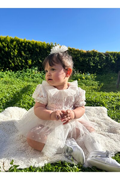 Ma Moi Baby For A Little Smile Dream Puantiyeli Tütülü Kız Bebek Romper