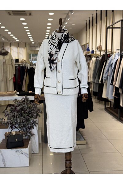 esila store Ekruska pletena suknja 3071