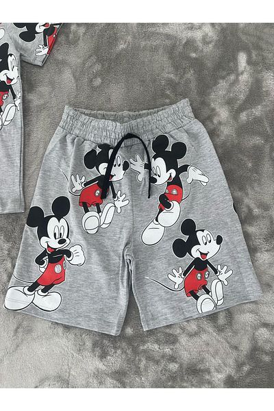 NEWKİDS 6-10 Years Old Character Printed Combed Cotton Boy's Suit
